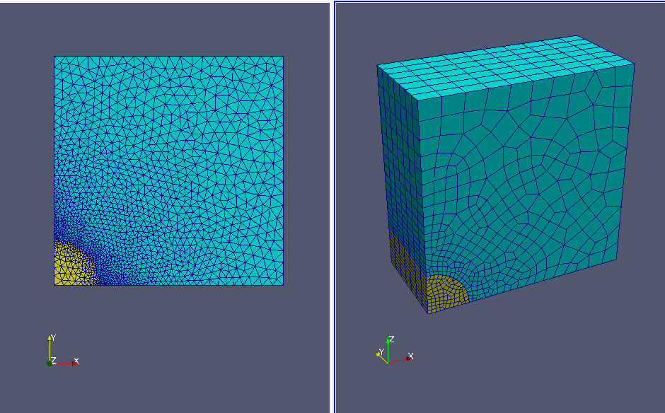 2D and 3D meshes
