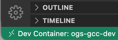 VS Code status bar