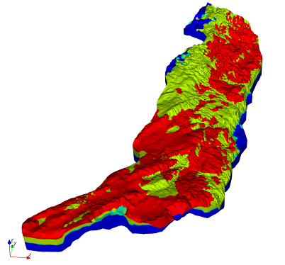 Sub-surface mesh